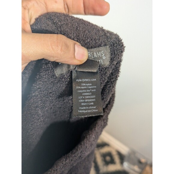 Barefoot Dreams Womens Brown Ribbed Rolled Edge Pants Sz S Comfort Lounge Casual - Picture 5 of 6